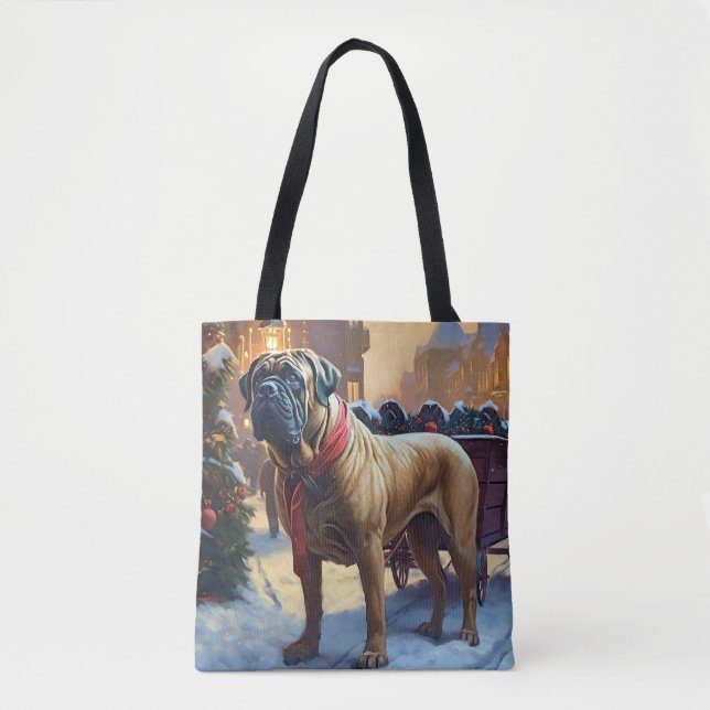 Bullmastiff Weihnachtsfeiertage (Vorderseite)