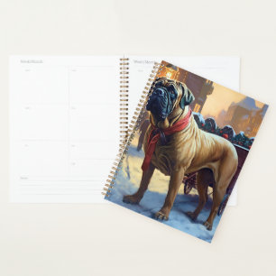 Bullmastiff Weihnachtsfeiertage Planer
