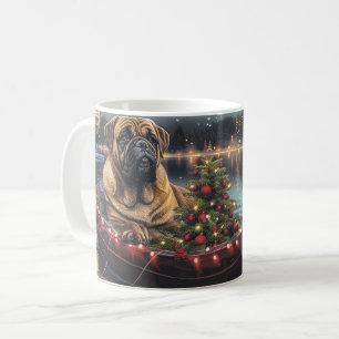 Bullmastiff Weihnachtsfest Reise Kaffeetasse