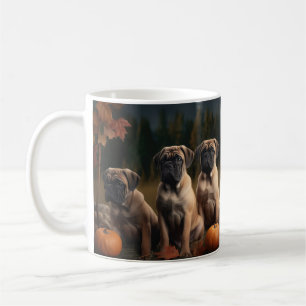 Bullmastiff Welpe Autumn Delight Pumpen Kaffeetasse