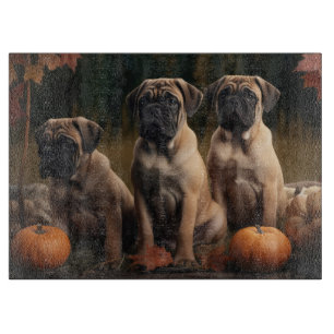 Bullmastiff Welpe Autumn Delight Pumpen Schneidebrett