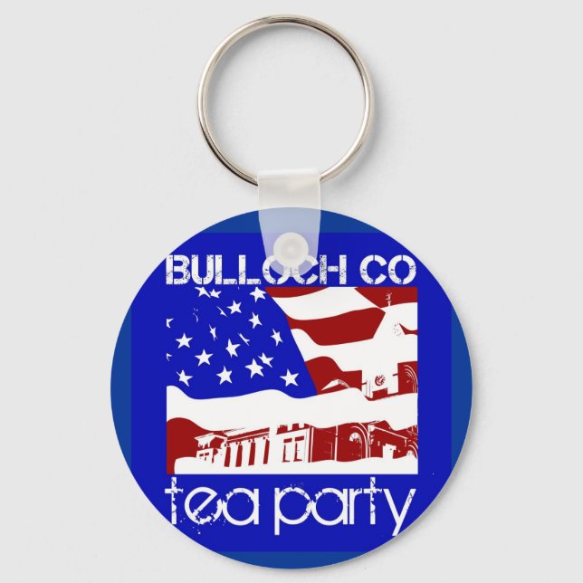 Bulloch Co. Tea Party Schlüsselanhänger (Vorderseite)