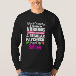Bulloxer Nurse Spoiling Hund Welpe T-Shirt