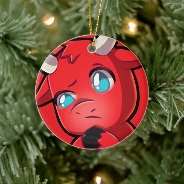 Bullpew-Sus Keramik Ornament (Baum)