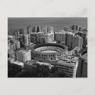 Bullring in Malaga, Spain Postkarte