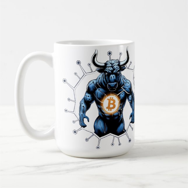 Bullrun crypto bull bitcoin kaffeetasse (Links)