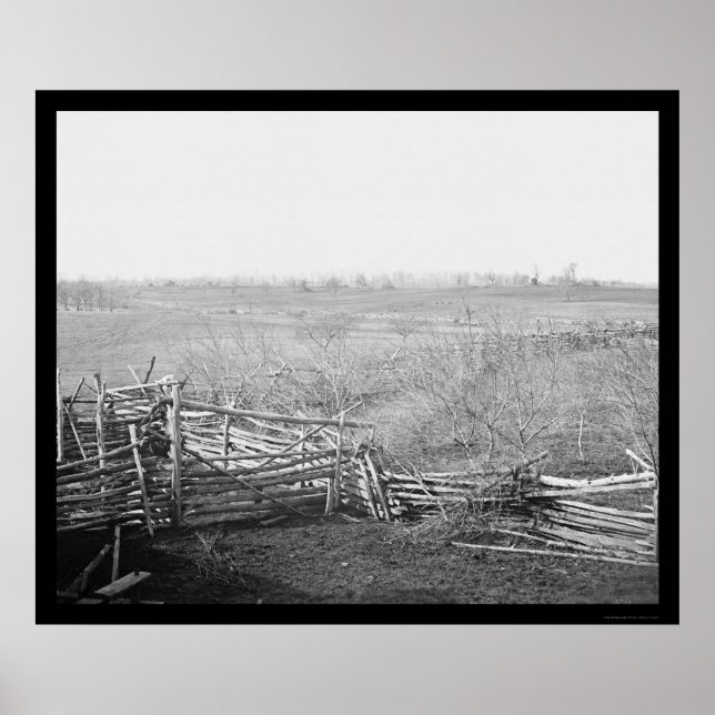 BullRun-Schlachtfeld 1861 Poster (Vorne)