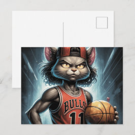 Bulls -3 postkarte