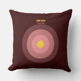 Bulls Eye — 90s Maximalist Throw Pillow | Retro Kissen