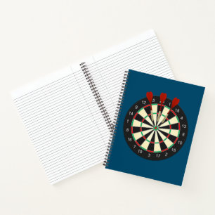 Bulls Eye Dart Board Notizbuch