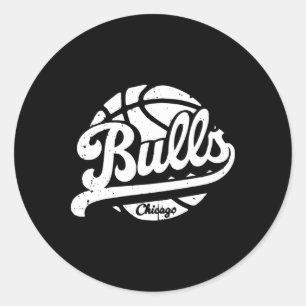 Bulls-Shirt Runder Aufkleber