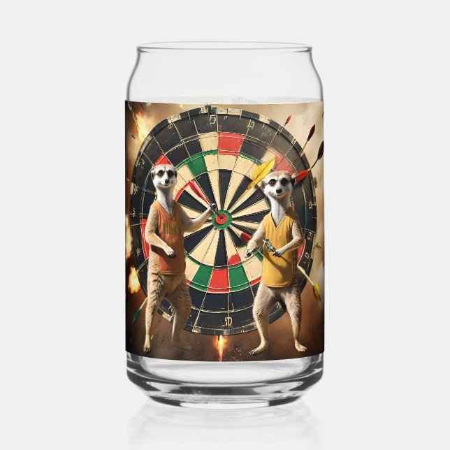 Bullseye Burrow: Meerkat Dart League, Dosenglas (Vorderseite)