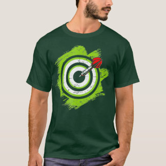 Bullseye Dart Board Dart Tshirt Art Dart