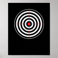 Bullseye dartboard target