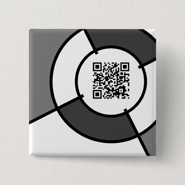 Bullseye QR-Code Button (Vorderseite)
