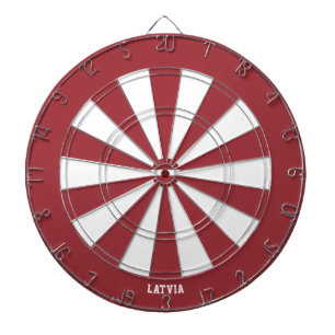Bullseye von Lettland Dartscheibe