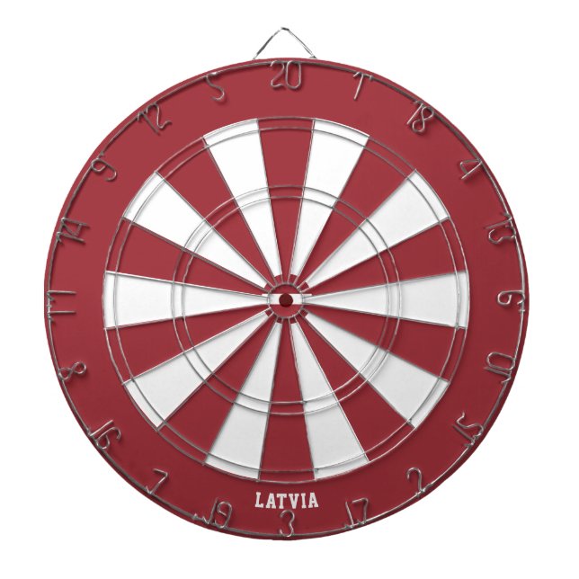 Bullseye von Lettland Dartscheibe (vorne)