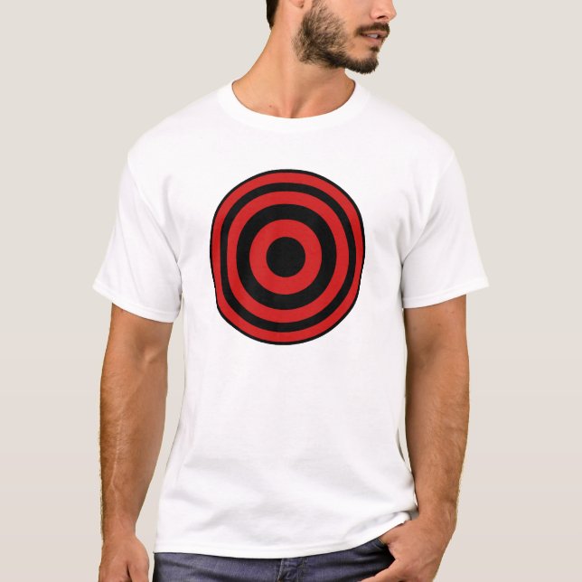 Bullseye-Ziel T-Shirt (Vorderseite)