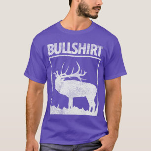 Bullshirt Lustiger Bull-Elch Hirsch Bock Bogenschi T-Shirt