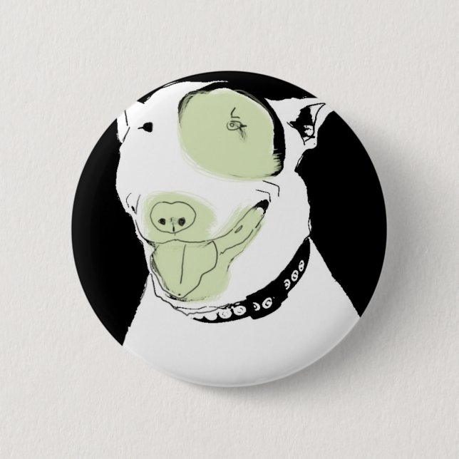 Bullterrier Button (Vorderseite)