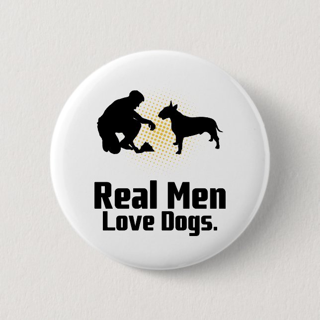 Bullterrier Button (Vorderseite)