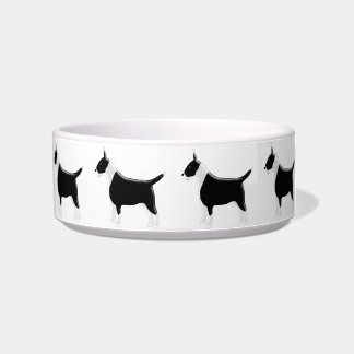 Bullterrier-Hundeentwurf Napf