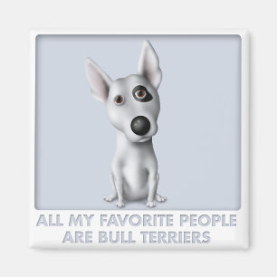 Bullterrier-Liebling Magnet