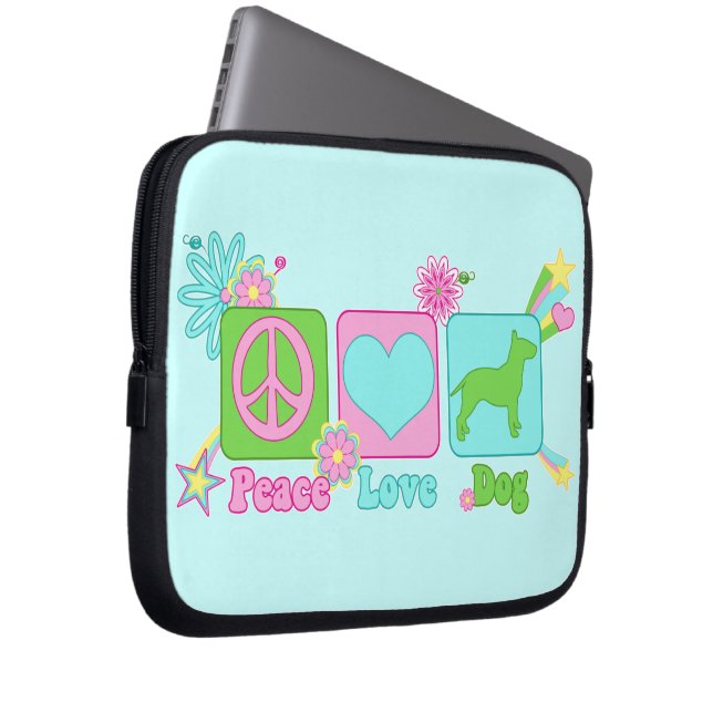 BullTerrier.png Laptopschutzhülle (Vorne Rechts)