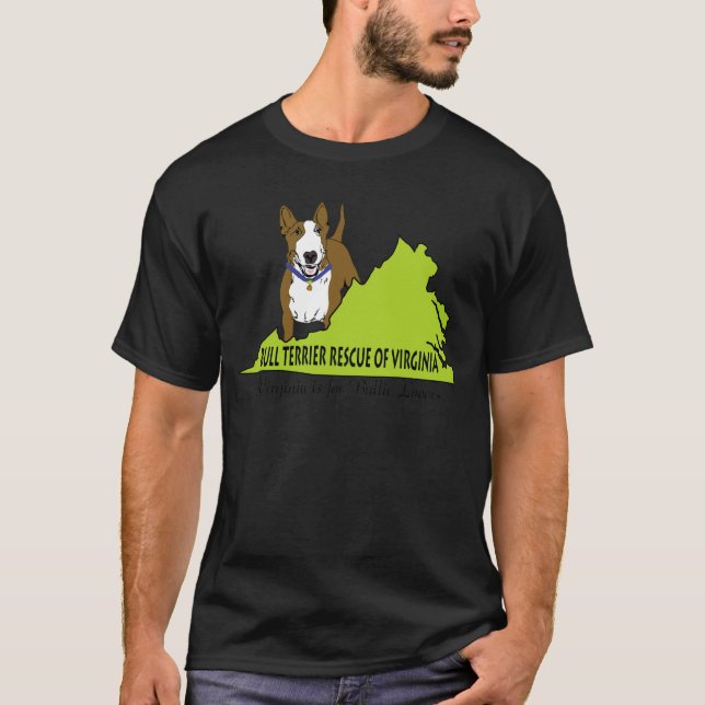 Bullterrier-Rettung von VA-LOGO T-Shirt (Vorderseite)
