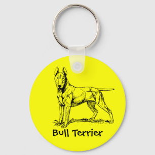 Bullterrier Schlüsselanhänger