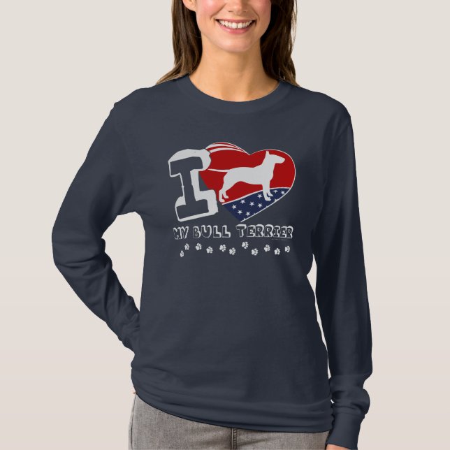 Bullterrier T-Shirt (Vorderseite)