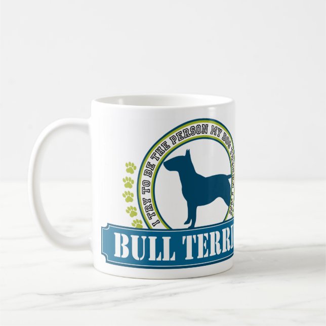 Bullterrier Tasse (Links)