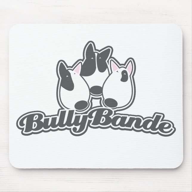 Bullterrier - Tyrann Bande Mousepad (Vorne)