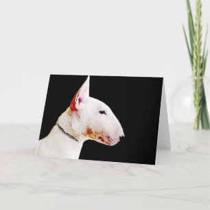 Bullterriergrußkarte Karte