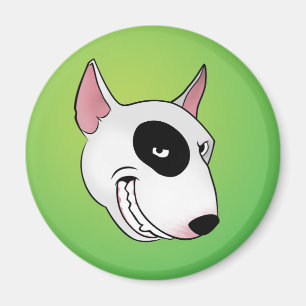 Bullterrierkopf Magnet