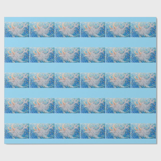 Bullwhale Geschenkpapier (Flach)