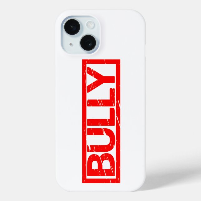 Bully Briefmarke Case-Mate iPhone Hülle (Rückseite)