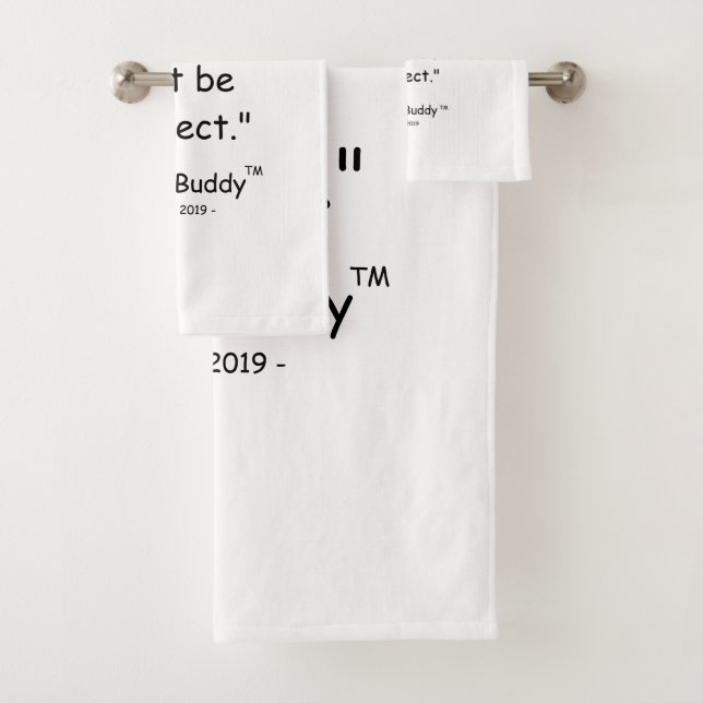 Bully Buddy Es ist okay Inspiration Kinder Badhandtuch Set (Insitu)