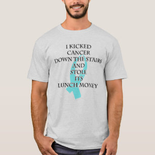 Bully Cancer (Light Blue Ribbon) T-Shirt