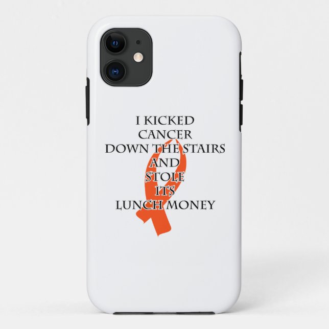 Bully Cancer (Orange Ribbon) Case-Mate iPhone Hülle (Rückseite)
