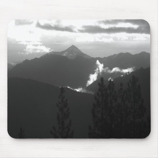 Bully Choop an einem dunklen Morgen... Mousepad (Vorne)