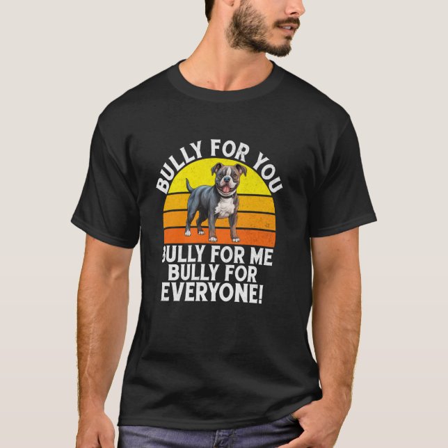 Bully für dich Bully für mich Bully für jeden Amer T-Shirt (Vorderseite)