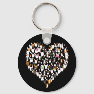 Bully Liebe Heart Keyring Schlüsselanhänger