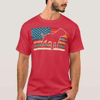 Bully- oder Pitbull-Hundebesitzer US-Vintage Retro T-Shirt