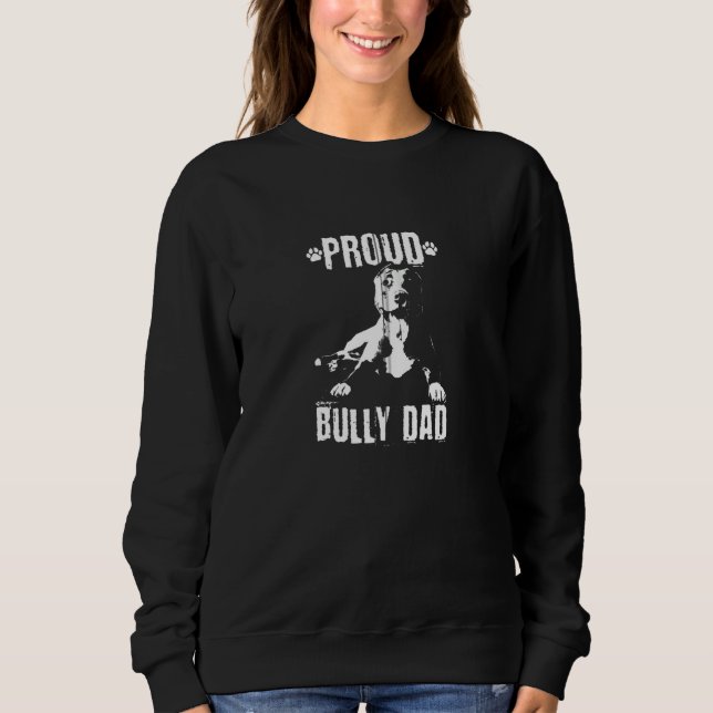 Bully Vater American Bully Pitbull Dog Owner Zip Sweatshirt (Vorderseite)