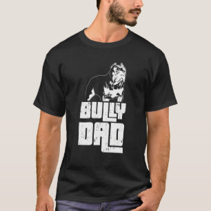 Bully-Vater Pitbull-Liebhaber Süßer Pitbull-Hunde- T-Shirt