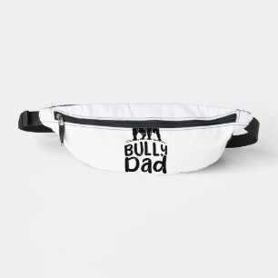 Bully-Vater stolzer American Bully Besitzer Bauchtasche