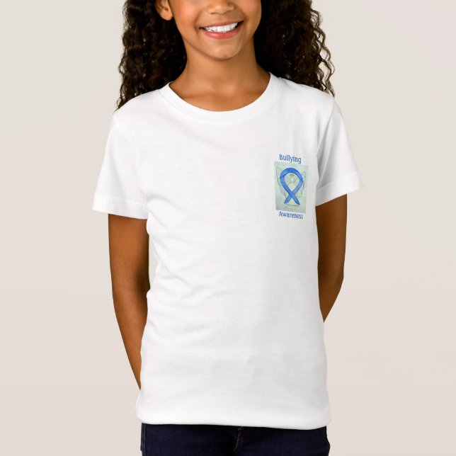 Bullying Awareness Blue Ribbon Angel Shirts (Vorderseite)