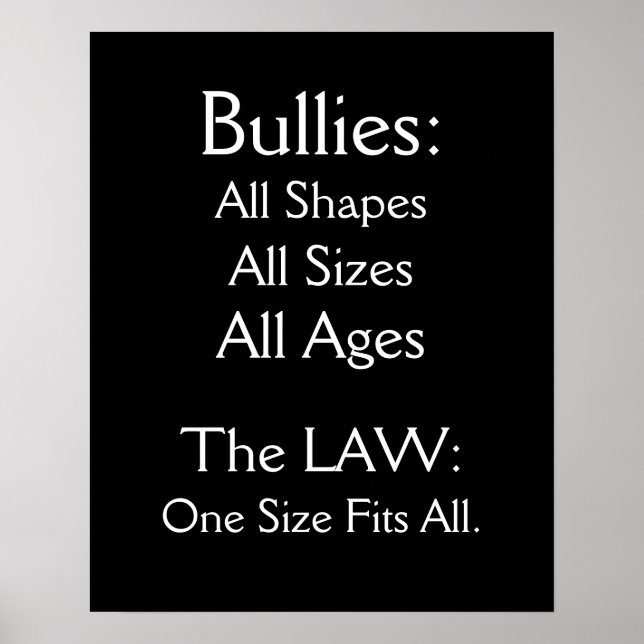 Bullying - SRF Poster (Vorne)