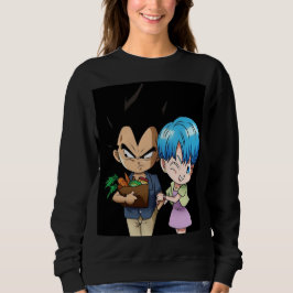 Bulma und Vegeta Valentinstag Sweatshirt
